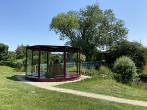 Maquette van de Jacoba burcht op de Hofwei, Oostvoorne